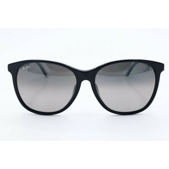 Maui Jim Isola MJ 821-02L Cat Eye Black Sunglasses Polarized  display picture 1